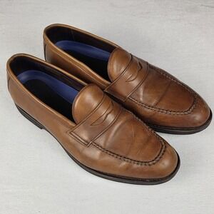 Allen Edmonds‎ Men Brown Road Warrior Penny Loafer Dress Shoes Leather Size 11